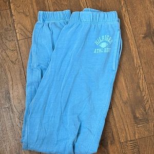 light blue tommy humdinger sweatpants